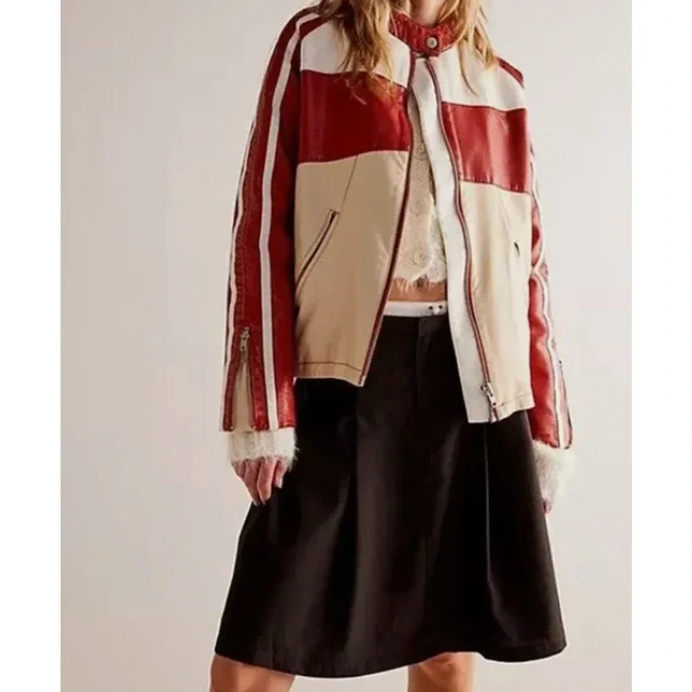 Free‎ People We The Free Suiting Pleated Mini Skirt Size 2 NWOT - Picture 6 of 6